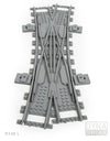 Schlanke Doppelkreuzungs-Weiche (DKW) Radius R148 rechts | L-Gauge | Dynabrixx