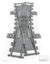 Schlanke Doppelkreuzungs-Weiche (DKW) Radius R148 rechts | L-Gauge | Dynabrixx