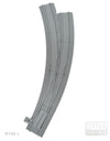 Ballastierte Bogenweiche Radius R104 links | L-Gauge | Dynabrixx