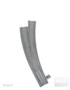 Semi-ballastierte Bogenweiche Radius R104 rechts | L-Gauge | Dynabrixx