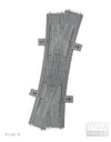 Dynabrixx semi-ballasted double slip switch L-Gauge R148 right