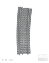 Dynabrixx curved semi-ballasted track l-gauge R136 11,25°