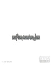 Gerades Ausgleichs-Gleis S1,35 Noppen | L-Gauge | Dynabrixx