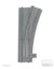 Ballastierte Weiche Radius R104 rechts | L-Gauge | Dynabrixx