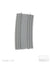 Ballastiertes gebogenes Gleis R104X (11,37°) | L-Gauge | Dynabrixx