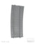 Dynabrixx curved ballasted track l-gauge R136 11,25°