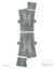 Ballastierte Doppelkreuzungs-Weiche (DKW) Radius R148 links | L-Gauge | Dynabrixx