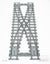Dynabrixx Hosenträger-Kreuzung R104 für L-Gauge-Modelleisenbahnen