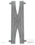 Dynabrixx semi-ballastierte Hosenträger-Kreuzung L-Gauge R104