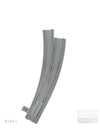 Semi-ballastierte Bogenweiche Radius R104 links | L-Gauge | Dynabrixx