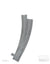 Semi-ballastierte Bogenweiche Radius R104 links | L-Gauge | Dynabrixx