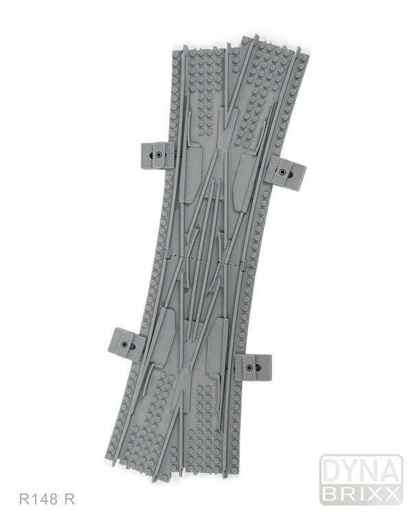 Dynabrixx semi-ballasted double slip switch L-Gauge R148 right