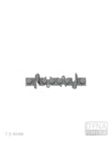 Gerades Ausgleichs-Gleis 1,3 Noppen | L-Gauge | Dynabrixx