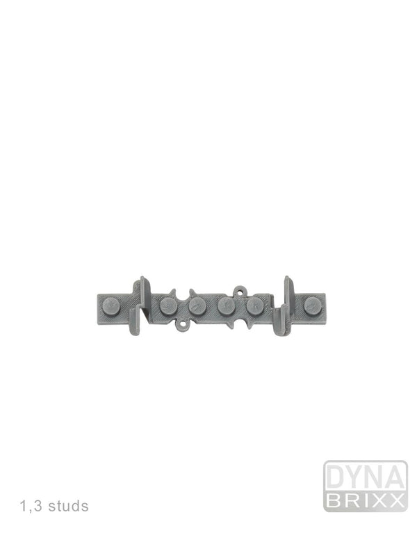 Gerades Ausgleichs-Gleis 1,3 Noppen | L-Gauge | Dynabrixx
