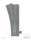 Ballastierte Weiche Radius R104 links | L-Gauge | Dynabrixx