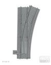 Ballastierte Weiche Radius R104 rechts | L-Gauge | Dynabrixx