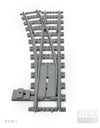 Schlanke Weiche Radius R148 links | L-Gauge | Dynabrixx
