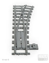 Schlanke Weiche Radius R148 rechts | L-Gauge | Dynabrixx
